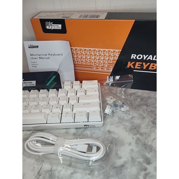 RK ROYAL KLUDGE RK61 61 Keys Mechanical Keyboard Hot Swappable Gaming Keyboard - Picture 4 of 6